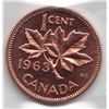 Image 1 : 1963 Canada ICCS Graded Small Cent (Penny) - PL-64; Red - Ultra Heavy Cameo