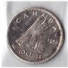 Image 1 : 1956 Canada ICCS Graded Silver Ten (10) Cent Dime Coin - PL-64