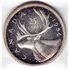 Image 1 : 1956 Canada ICCS Graded Silver 25-Cent Quarter Coin - PL-66