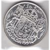 Image 1 : 1954 Canada ICCS Graded Silver 50-Cent Half Dollar Coin - MS-63