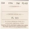 Image 3 : 1954 Canada ICCS Graded Silver 50-Cent Half Dollar Coin - PL-65