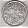 Image 1 : 1957 Canada ICCS Graded Silver 50-Cent Half Dollar Coin - PL-65