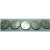 Image 9 : 24 Canadian Silver 50-Cent Half Dollar Coins (1940 - 1967)
