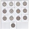 Image 1 : 13 Canadian Silver 50-Cent Half Dollar Coins - 1940 - 1965
