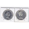 Image 2 : 2 Canadian Silver Dollar Coins - Both PL 65