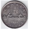 Image 1 : 1938 Canada Silver $1 Dollar Coin