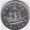 Image 1 : 1949 Canada Silver $1 Dollar Coin - BU!