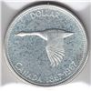 Image 1 : 1967 Canada ICCS Graded Silver $1 Dollar Coin - PL-66