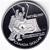 Image 1 : 1997 Canada Proof Silver Dollar - Commemorating The Canada - Russia Hockey Series Of 1972