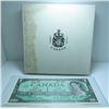 Image 1 : 1967 Canada Specimen Coin Set With Centennial $1 Dollar Bank Note *No Gold Coin*