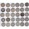 Image 3 : 30 x Canada Silver Fifty (50) Cent Half Dollars - Better Dates, Better Grades