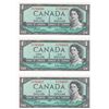 Image 3 : 9 x 1954 Bank Of Canada $1 Modified Portrait Bank Notes