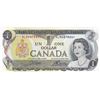 Image 2 : 1973 Bank Of Canada $1 One Dollar Bank Notes - 2 Consecutive Serial Numbers - "ALM" Series