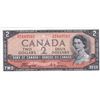 Image 1 : 1954 Bank Of Canada $2 Devil's Face Bank Note - UNC