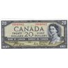 Image 1 : 1954 Bank Of Canada $20 Devil's Face Bank Note - AU 55