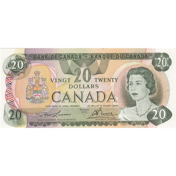 1979 Bank Of Canada $20 Bank Note - 1st Series Note