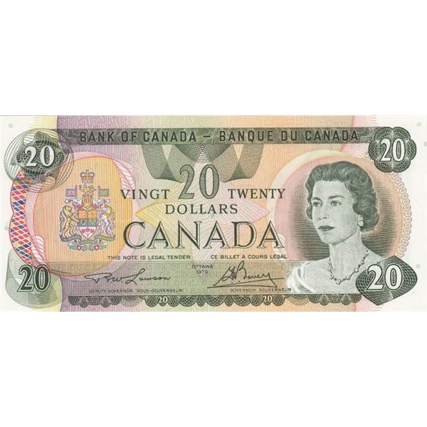 1979 Bank Of Canada $20 Bank Note - 1st Series Note - UNC+