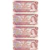 Image 1 : 4 Consecutive 1974 Bank Of Canada $2 Bank Notes - Lawson/Bouey