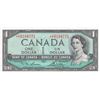 Image 4 : 2 Consecutive 1954 Bank Of Canada Modified Portrait $1 Replacement Bank Notes
