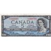 Image 1 : 1954 Bank Of Canada $5 Devil's Face Bank Note