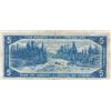 Image 2 : 1954 Bank Of Canada $5 Devil's Face Bank Note