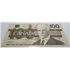 Image 1 : 1988 Bank Of Canada $100 Bank Note - UNC