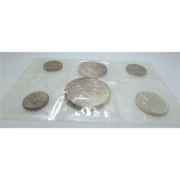 1961 Canada Proof-Like Coin Set In Original Plyo-Film From RCM - Coins Loose