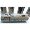 Image 2 : 6 Full OR Patial Rolls Of Canadian 5-Cent Nickel Coins - 1971-1980 Circulated - Not Gone Through