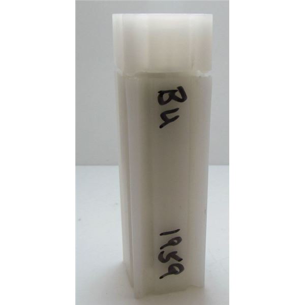 50 x 1959 Canada Silver 10-Cent Dime Coins - All BU