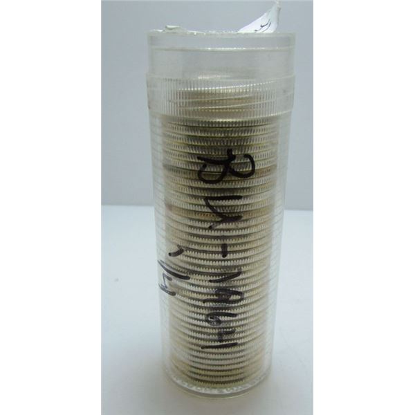 40 x 1964 Canada Silver 25-Cent Quarter Coins - All BU