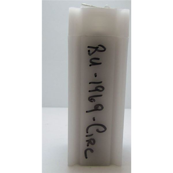 40 x 1969 Canada BU 25-Cent Quarter Coins - Circulated - All BU