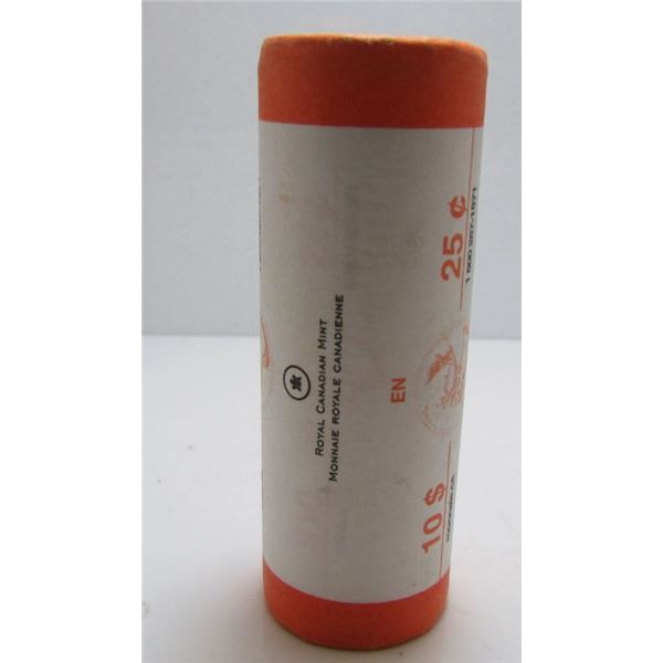 2005 Canada Original Royal Canadian Mint 25-Cent Quarter Roll - Honoring Canada's Veterans