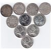 Image 1 : 10 Canada Silver 25-Cent Quarter Coins - 1903 - 1963