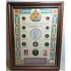 Image 1 : Canadian Coinage Of Elizabeth II - Framed - 4 Silver Coins