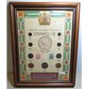 Image 1 : Canadian Coinage Of Edward VII - Framed - 7 Silver Coins