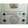 Image 2 : Canadian Coinage Of Edward VII - Framed - 7 Silver Coins