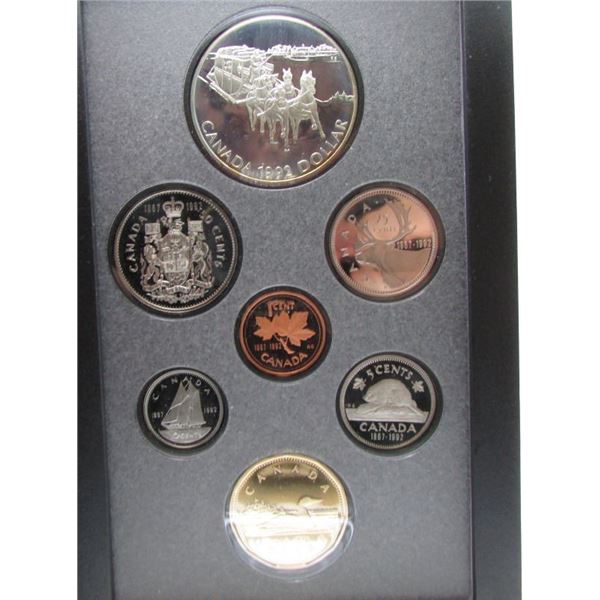 1992 Canada Double Dollar Coin Set By RCM