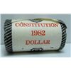 Image 1 : 1982 Canada Constitution $1 Dollar Brinks Paper Roll - Unopened - Original Roll