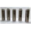Image 1 : 5 Rolls Of 1965 BU Canadian 5-Cent Nickel Coins - Directly From Bank Bag
