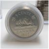 Image 2 : 5 Rolls Of 1965 BU Canadian 5-Cent Nickel Coins - Directly From Bank Bag