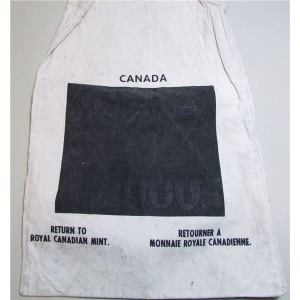 Original Royal Canadian Mint 10-Cent Bank Bag