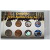 Image 1 : Complete 2005 Buffalo Coin Set - On Card - 8 Coins (2 Available