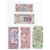 Image 2 : 5 British Armed Forces Paper Notes - 5 Pence To 1 Pound