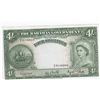 Image 1 : 1953 Bahamas 4 Shilling Bank Note - Sweeting / Roberts - VF + To XF