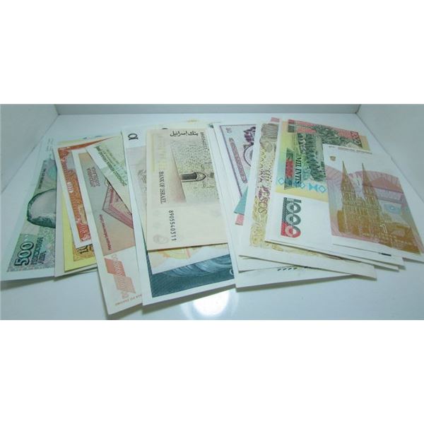 Foreign Bank Note Collection - 25 Different Notes