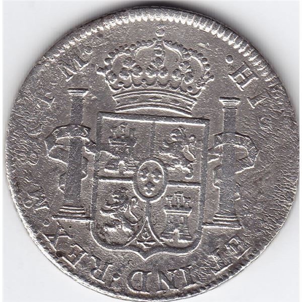 1796 Mexico - Mexico City Mint - 8 Reales Silver Shipwreck Coin