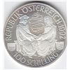 Image 1 : 1992 Austria 100 Schilling Silver Proof Coin