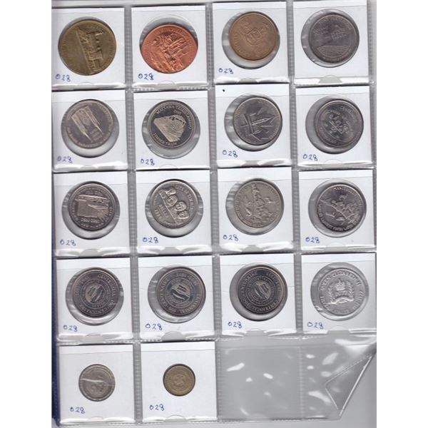 Trade Dollar Collection - 18 In Total - In 2x2's