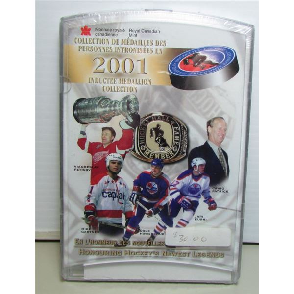 2001 Royal Canadian Mint Hockey Legends Inductee Medallion Collection
