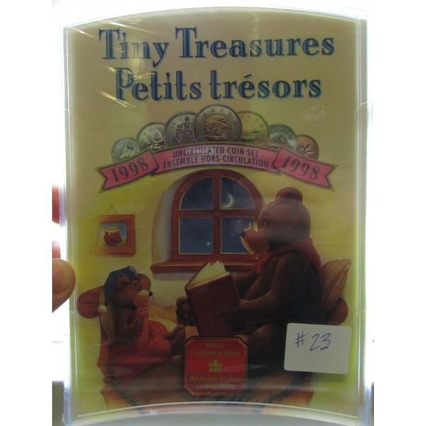 1998 W Canada Coin Set - Tiny Treasures - Not Individually Issued